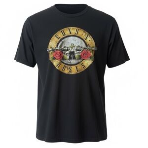 GUNS n’ ROSES Classic Tshirt Black Size Lar